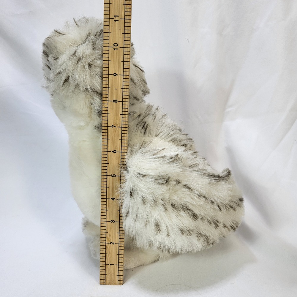 Vintage Dakin Snowy Owl Plush 10" Realistic 1981 Spotted Owl Stuffed Animal Toy - Picture 10 of 10
